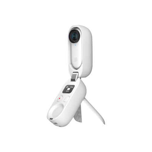 Insta360 Go 2 - Caméra de poche / 50 pi/s - flash 32 Go - Bluetooth - sous-marin jusqu'à 4 m - blanc