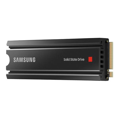 Samsung 980 PRO MZ-V8P1T0CW - SSD - chiffré - 1 To - interne - M.2 2280 - PCIe 4.0 x4 (NVMe) - mémoire tampon : 1 Go - AES 256 bits - TCG Opal Encryption 2.0