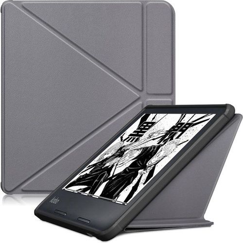 Imoshion Étui De Liseuse Portefeuille Origami Kobo Libra 2 - Gris