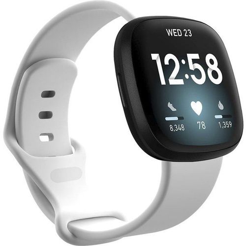 Imoshion Bracelet Silicone Fitbit Sense / Versa 3 - Blanc