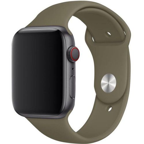 Apple 44mm Sport Band - Bracelet De Montre Pour Montre Intelligente - Taille Regular - Kaki - Pour Watch Hermès Series 7, Hermès Series 9, Series 10, Series 8, Series 9, Ultra, Ultra 2