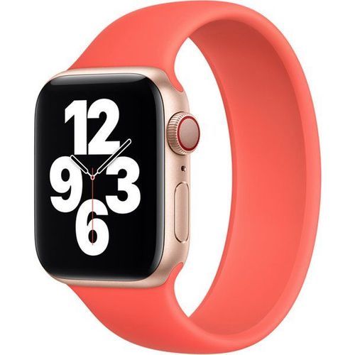 Bracelet Boucle Unique Apple Watch Series 4-7 / Se - 44/45 Mm - Taille 12 - Pink Citrus