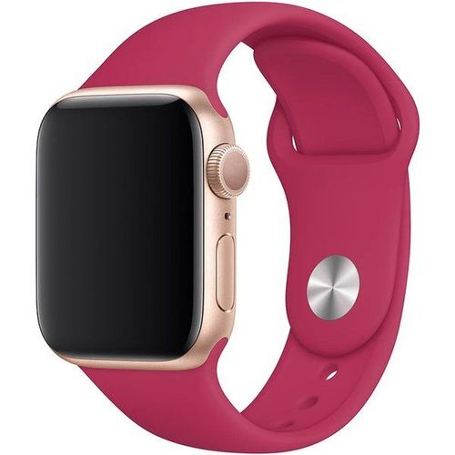 Apple 44mm Sport Band - Bracelet De Montre Pour Montre Intelligente - Taille Regular - Rouge Grenade - Pour Watch Hermès Series 7, Hermès Series 9, Series 10, Series 8, Series 9, Ultra, Ultra 2