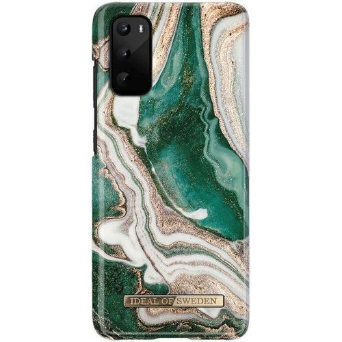 Ideal Of Sweden Coque Fashion Samsung Galaxy S20 - Golden Jade Marble