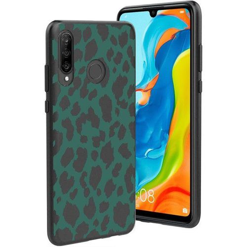Imoshion Coque Design Huawei P30 Lite - Léopard - Vert / Noir