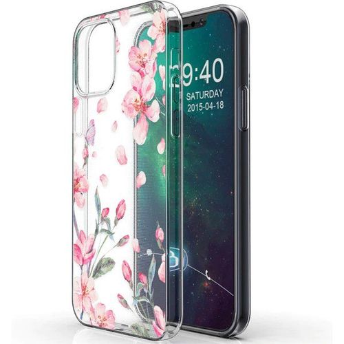 Imoshion Coque Design Iphone 12 Mini - Fleur - Rose