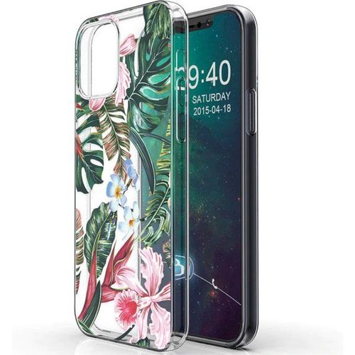 Imoshion Coque Design Iphone 12 (Pro) - Jungle - Vert / Rose