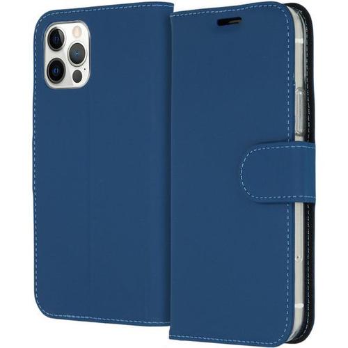 Accezz Étui De Téléphone Wallet Iphone 12 (Pro) - Bleu