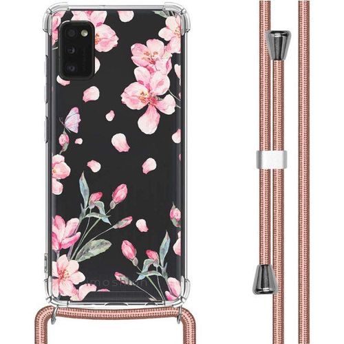 Imoshion Coque Design Avec Cordon Samsung Galaxy A41 - Fleur - Rose