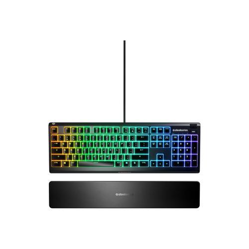 SteelSeries Apex 3 - Clavier - backlit - USB - commutateur : Whisper Quiet Gaming Switch