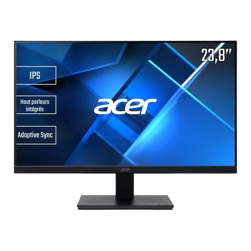 Acer V247Y Abi - Écran LED - 24" (23.8" visualisable) - 1920 x 1080 Full HD (1080p) @ 75 Hz - IPS - 250 cd/m² - 1000:1 - 4 ms - HDMI, VGA - noir
