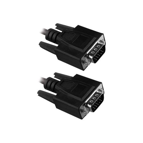 APM - Câble VGA - HD-15 (VGA) (M) pour HD-15 (VGA) (M) - 1.8 m - vis moletées - noir