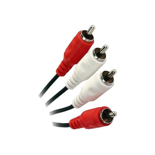 APM - Câble audio - RCA x 2 mâle pour RCA x 2 mâle - 1.5 m - noir