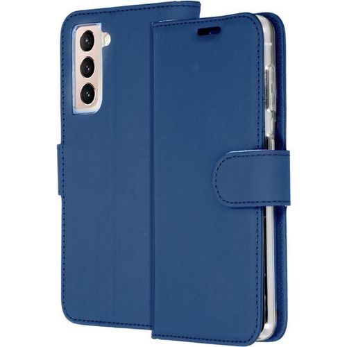 Accezz Étui De Téléphone Wallet Samsung Galaxy S21 - Bleu Foncé