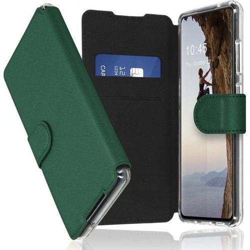 Accezz Étui De Téléphone Xtreme Wallet Galaxy S21 Ultra -Vert Foncé