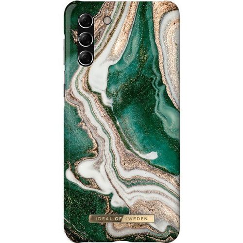Ideal Of Sweden Coque Fashion Samsung Galaxy S21 Plus - Golden Jade Marble