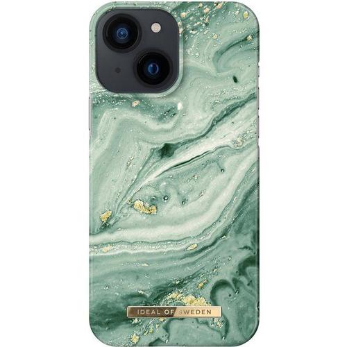 Ideal Of Sweden Coque Fashion Iphone 13 Mini - Mint Swirl Marble