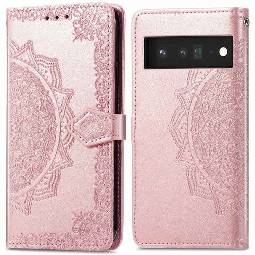 Imoshion Etui De Téléphone Portefeuille Mandala Google Pixel 6 Pro - Rose Dorée