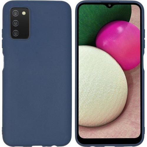 Imoshion Coque Color Samsung Galaxy A03s - Bleu Foncé