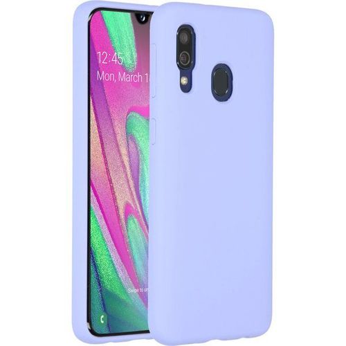Accezz Coque Liquid Silicone Samsung Galaxy A40 - Violet
