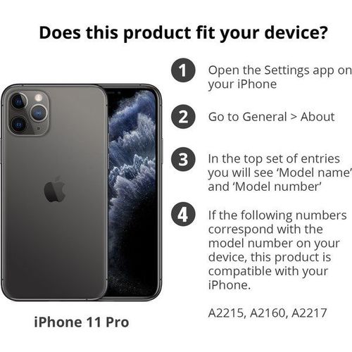 Imoshion Étui De Téléphone Portefeuille Luxe Iphone 11 Pro - Noir