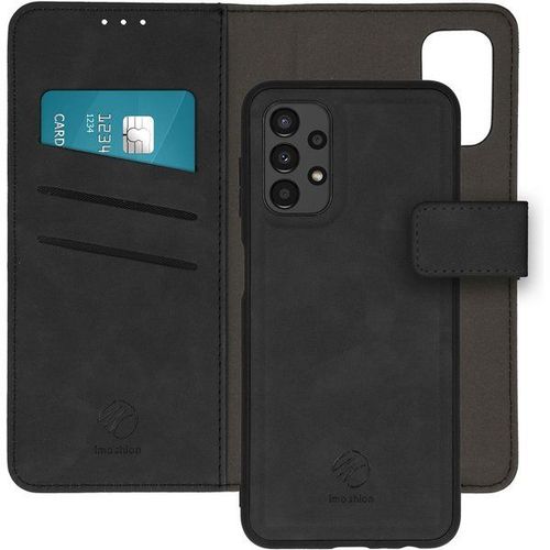 Imoshion Etui De Téléphone De Type Portefeuille De Luxe 2-En-1 Amovible Samsung Galaxy A13 (4g) - Noir