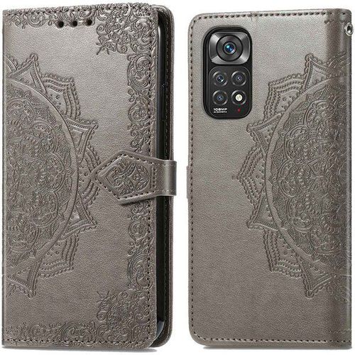 Imoshion Etui De Téléphone Portefeuille Mandala Xiaomi Redmi Note 11 Pro - Gris