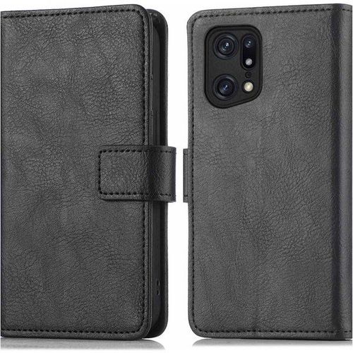 Imoshion Étui De Téléphone Portefeuille Luxe Oppo Find X5 Pro 5g - Noir