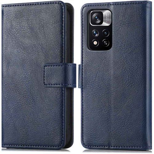 Imoshion Étui De Téléphone Portefeuille Luxe Xiaomi Redmi Note 11 Pro - Bleu Foncé