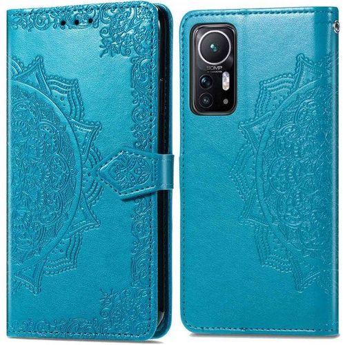 Imoshion Etui De Téléphone Portefeuille Mandala Xiaomi 12 / 12x - Turquoise