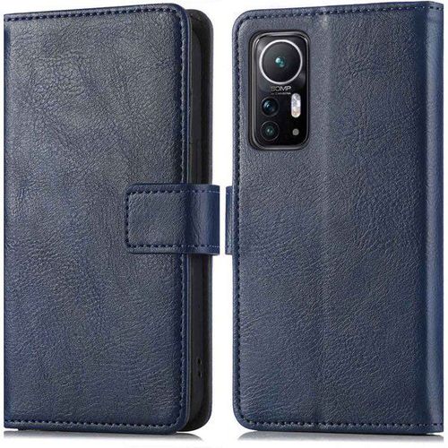 Imoshion Étui De Téléphone Portefeuille Luxe Xiaomi 12 / 12x - Bleu Foncé
