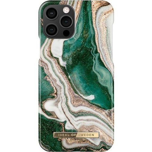Ideal Of Sweden Coque Fashion Iphone 12 (Pro) - Golden Jade Marble