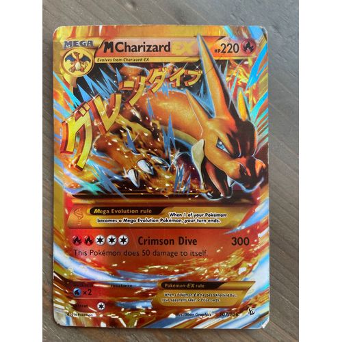 Carte Pokémon Mega Charizard Ex Hp 220