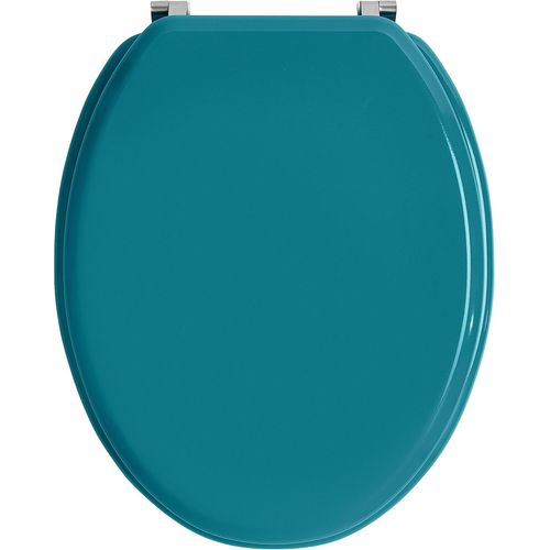 20722727 Abattant Wc En Fibre De Bois Woody 100% Fsc, Vert Canard[Mat790939]