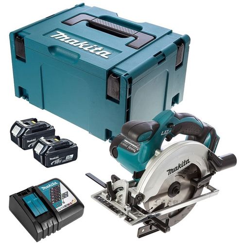Scie circulaire 18V LXT Ø 165 mm (2x3,0 Ah) en MAKPAC - MAKITA DSS611RFJ