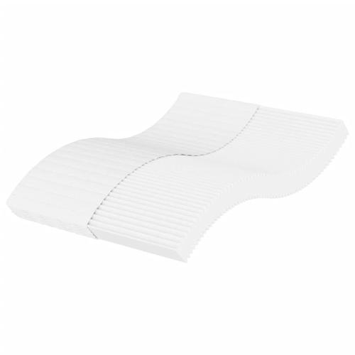 Vidaxl Matelas En Mousse Blanc 140x210 Cm Dureté H2 H3