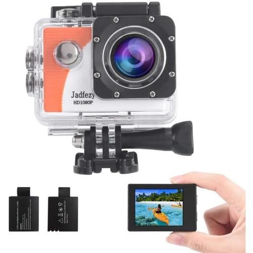 Caméra D'action Full Hd Avec Objectif Grand-angle, Kit D