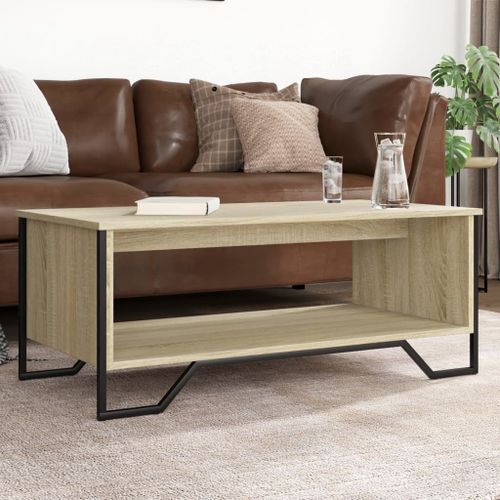 Vidaxl Table Basse Chêne Sonoma 100x51x40 Cm Bois D'ingénierie