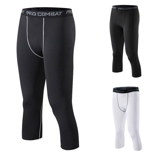 Leggings De Compression À Haute Élasticité Pour Hommes,Collants De Sport,Leggings De Football,Pantalons De Fitness,Course À Pied,Sport,Séchage Rapide