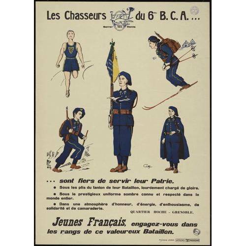 Affiche Chasseurs 6 Eme Bca