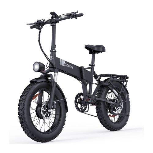 Vélo Électrique Ridstar H20 Pro - Dual Moteurs 500w*2 Batterie 48v23ah Pneus 20" Frein À Disque D'huile Hydraulique - Noir