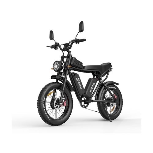 Vélo Électrique Ridstar Q20 - Dual Moteurs 750w*2 Dual Batteries 48v20ah*2 Pneus 20" Freins À Disque Hydrauliques - Noir