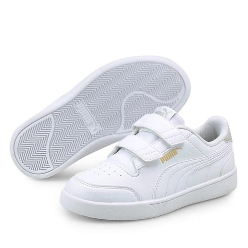Puma Chaussures De Sport Baskets Basses Enfant Blanc/blanc