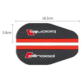 Rétroviseur Latéral En Fibre De Carbone Allroad,Protection Automatique Contre La Pluie Pour Audi A1 A3 A4 A4l Horizon A6l A7 A8 Q3 Q5 Q7 Tt S Rs,2 Pièces - Type Black