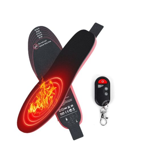 Semelles Chauffantes Avec 3 Réglages De Température Le Noir S