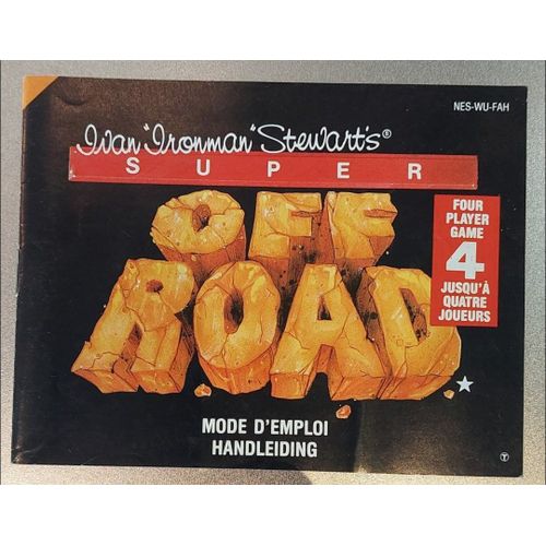 Super Off Road - Notice Officielle Nes - Nintendo