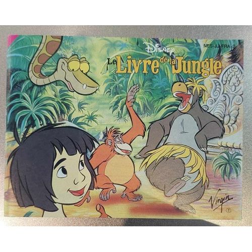 Disney's Le Livre De La Jungle - Notice Officielle Nes - Nintendo