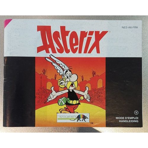 Asterix - Notice Officielle Nes - Nintendo