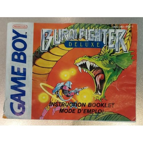 Burai Fighter Deluxe - Notice Officielle Game Boy - Nintendo