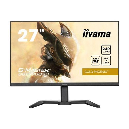 iiyama G-MASTER GB2790QSU-B5 - Écran LED - 27" - 2560 x 1440 QHD @ 240 Hz - Fast IPS - 400 cd/m² - 1000:1 - 1 ms - HDMI, DisplayPort - haut-parleurs - noir, mat